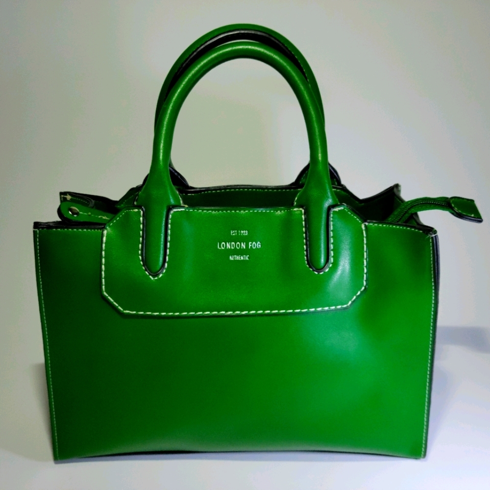 LONDON FOG GREEN HANDBAG NWOT